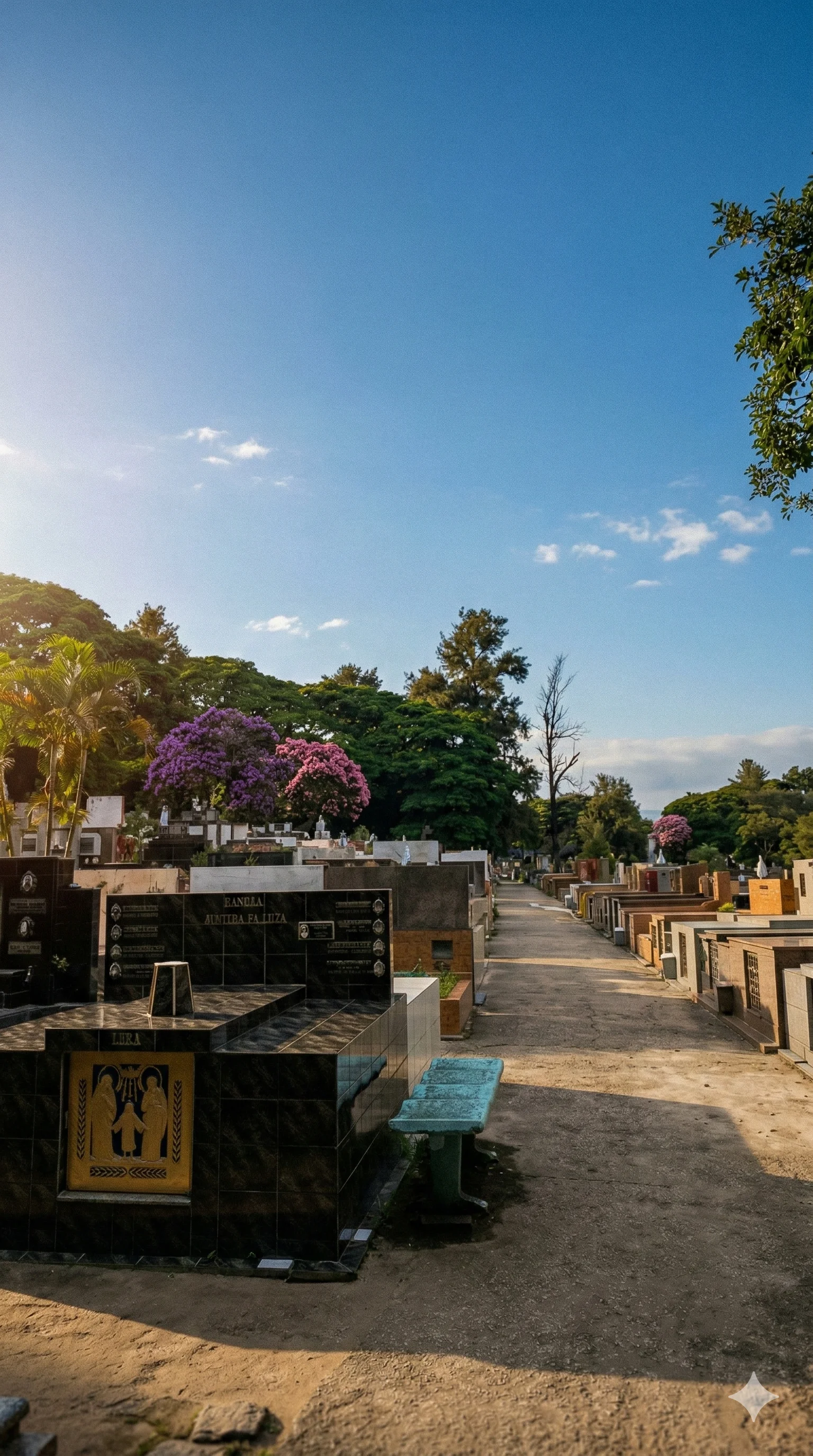Jardim memorial do Cemitério da Lapa